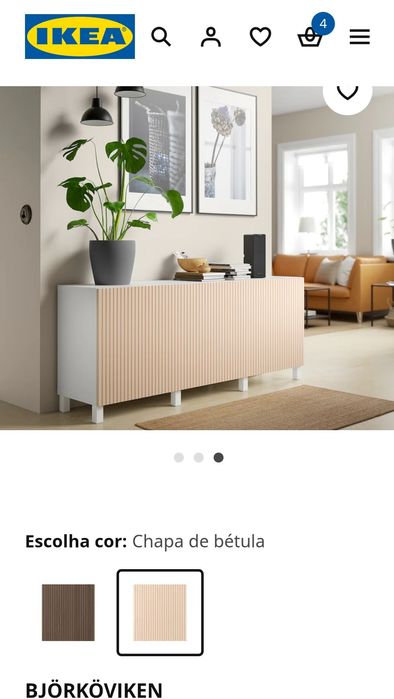 Porta para móvel besta IKEA como nova