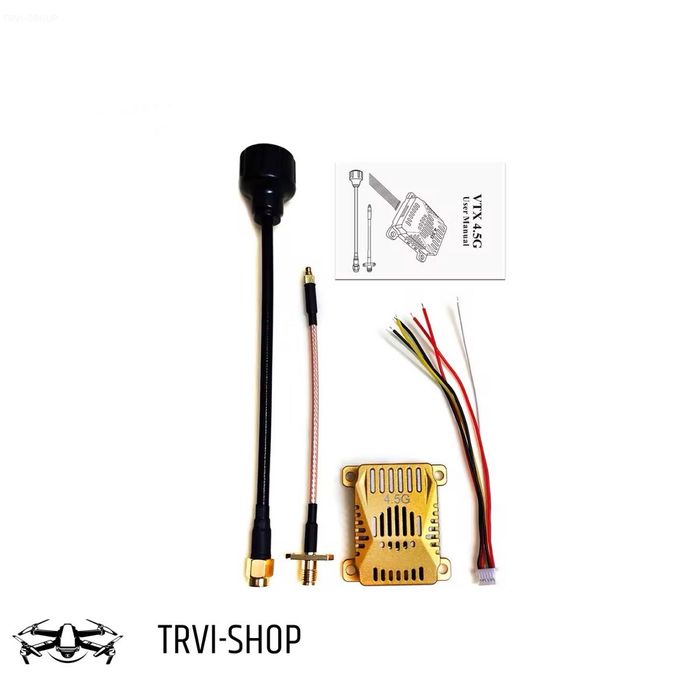 Відеопередавач (VTX) Kimpok 2.5W 4.5G 16CH з відеоантеною для FPV дрон