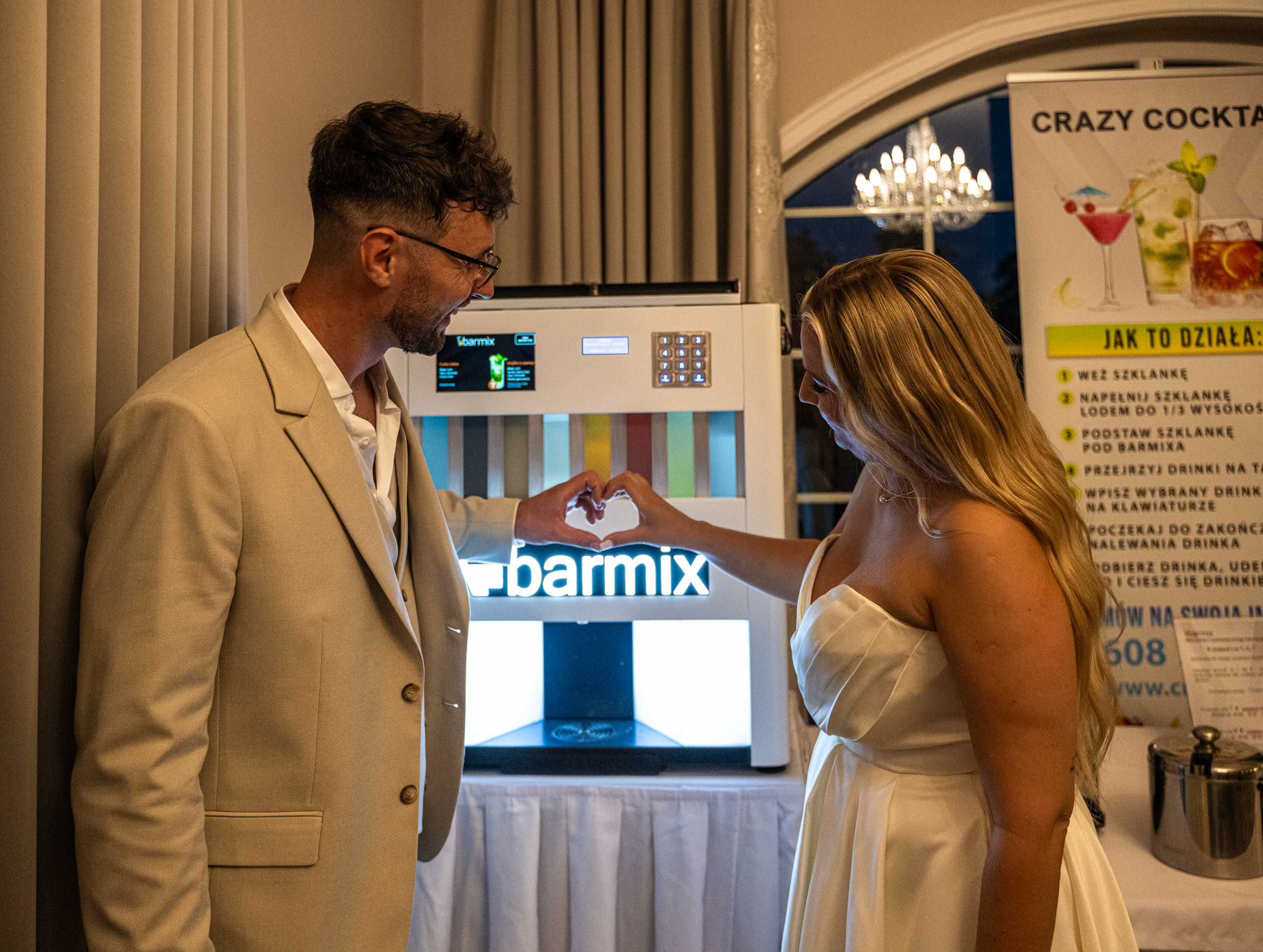 Barmix biały jedyny na rynku, automatyczny Barman -Wesela,- OKAZJA