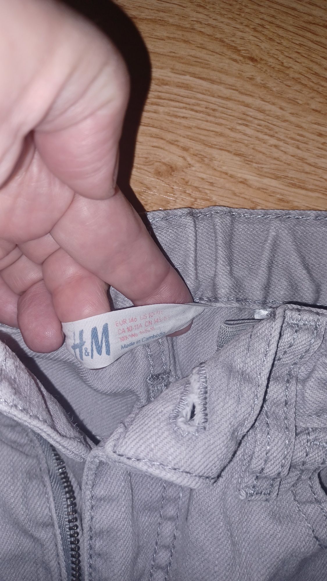 Spodnie jeans 2sztuki H&M I name it 146