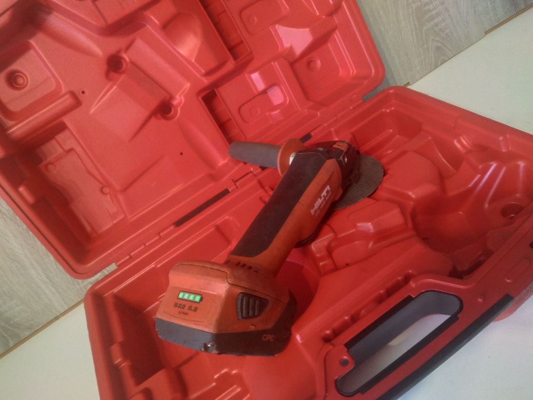 Hilti AG 125-A22 akumulatorowa szlifierka kątowa 22v 5.2ah