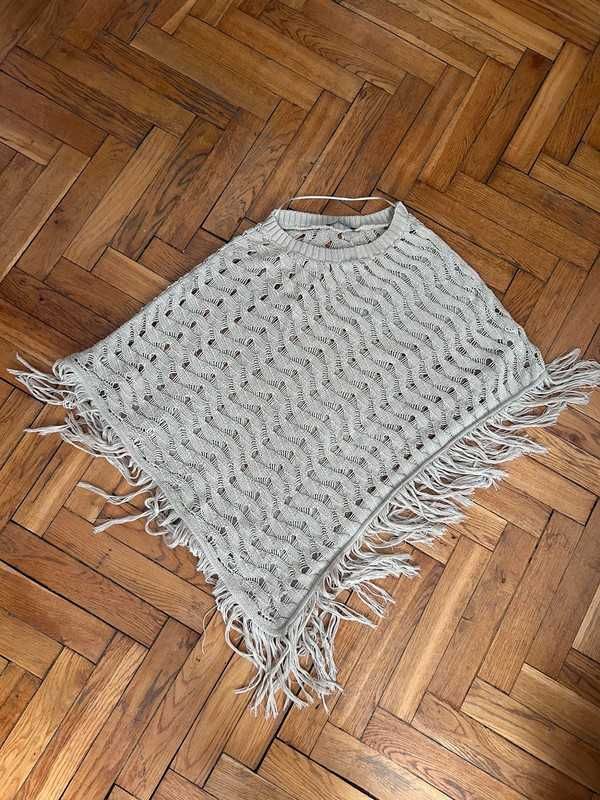 Poncho ponczo na jesień