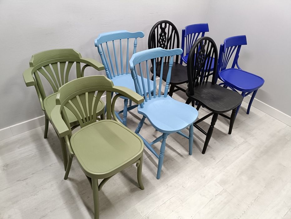 Krzesła Thonet Fameg Radomsko różne kolory na zamówienie
