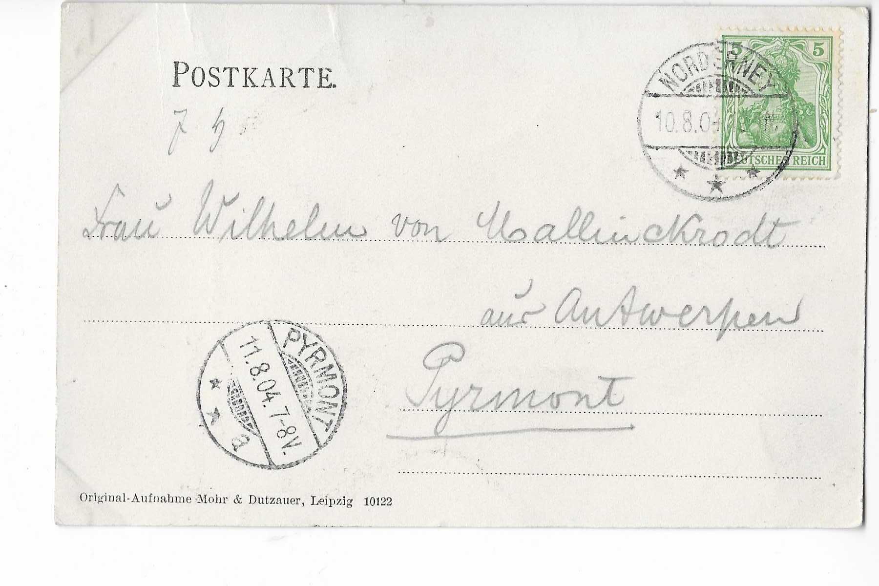 BCa Stary rybak - pocztówka - Niemcy 1904