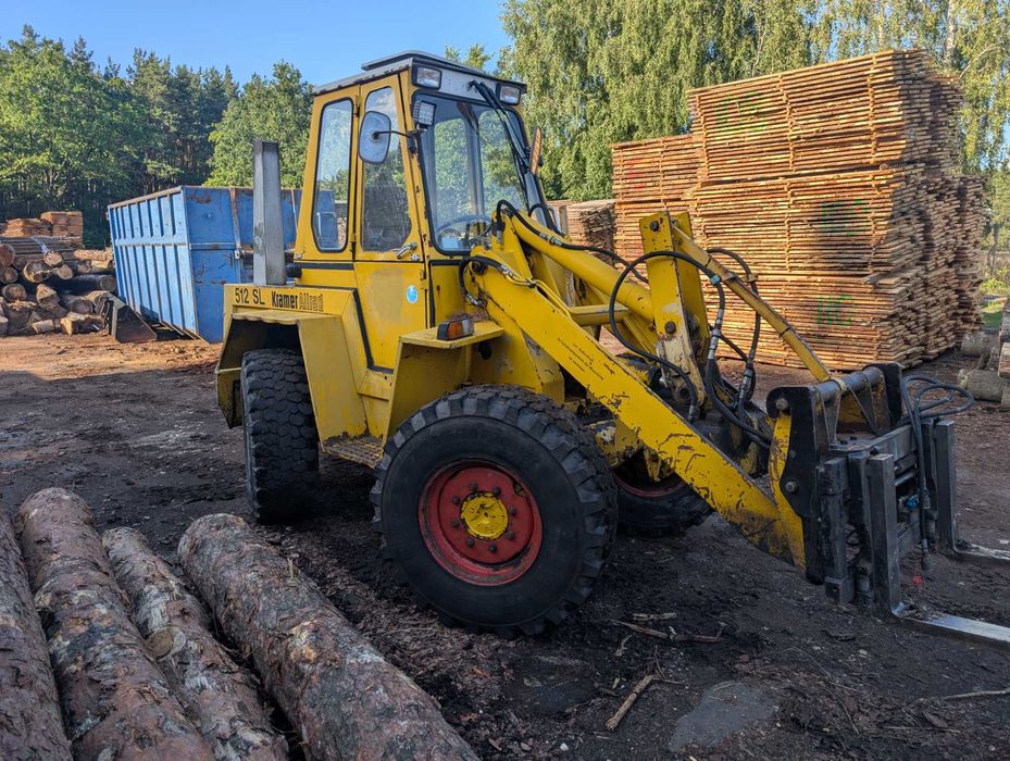 Ładowarka kołowa Kramer 512 , 1990r. Szybkozłącze