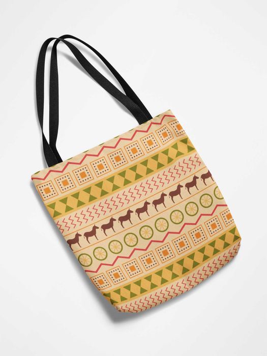 Tote Bag Personalizada Tema Argélia Tamanho 40 x 40 cm # 1005