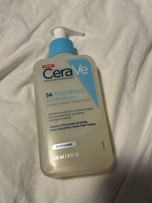 cerave sa wygładzający żel do mycia twarzy bezzapachowy 236 ml