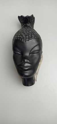 Afrykańska Głowa Kobiety - ceramiczna - Kenia