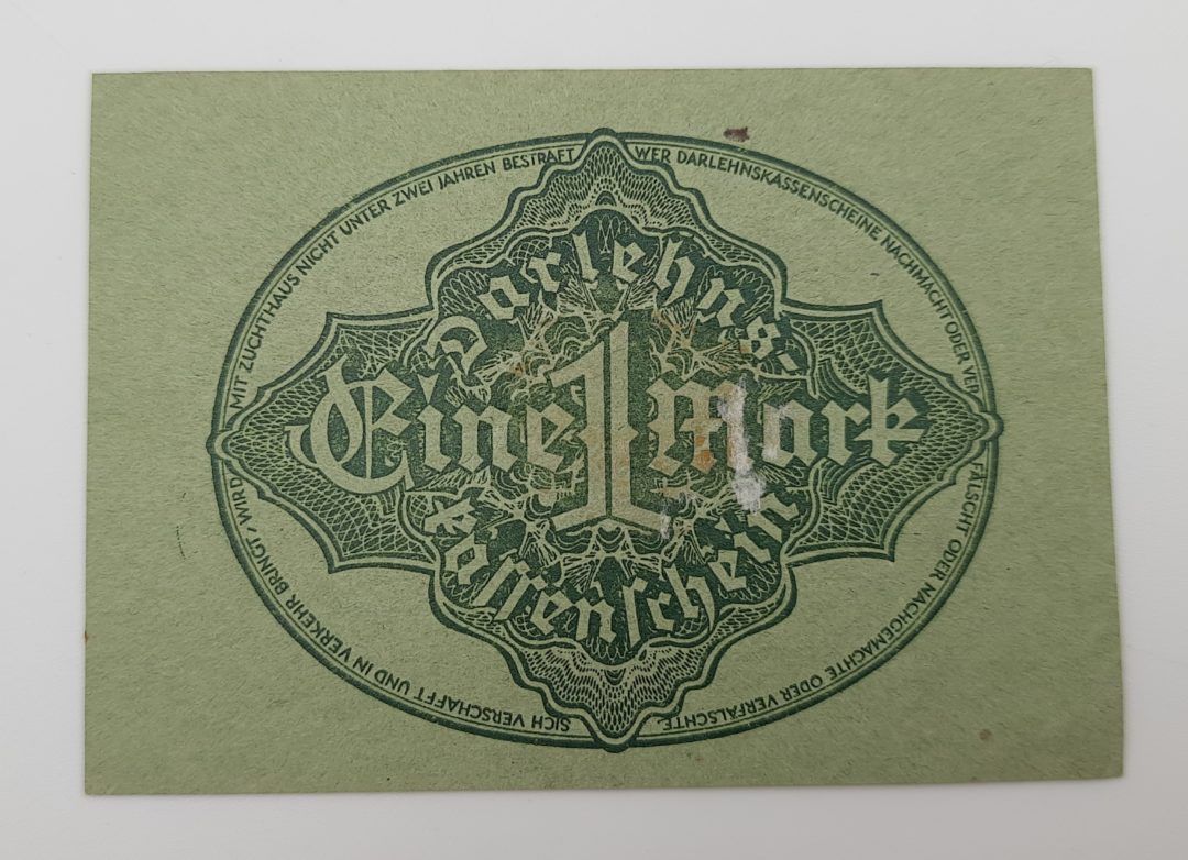 Stary Banknot kolekcjonerski Niemcy 1 marka 1922
