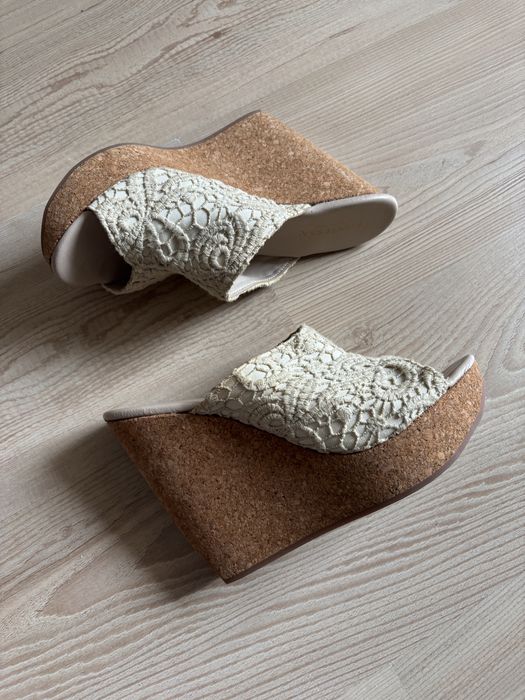 Buty na koturnie letnie klapki 37 koturny buty wysokie