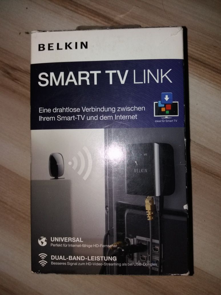 Adapter Belkin Smart TV Link 1 Port LAN F7D4555de