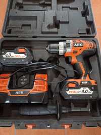AEG wiertarko-wkrętarka akumulatorowa 18 V 2x4 Ah