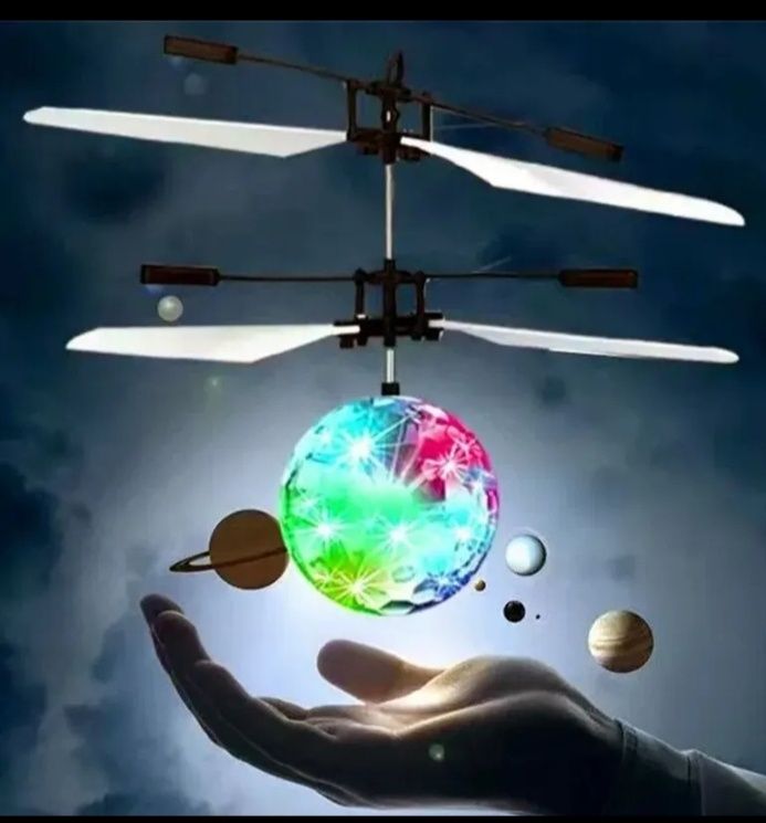 Flying ball induction latająca piłka crystal flashing  LED light