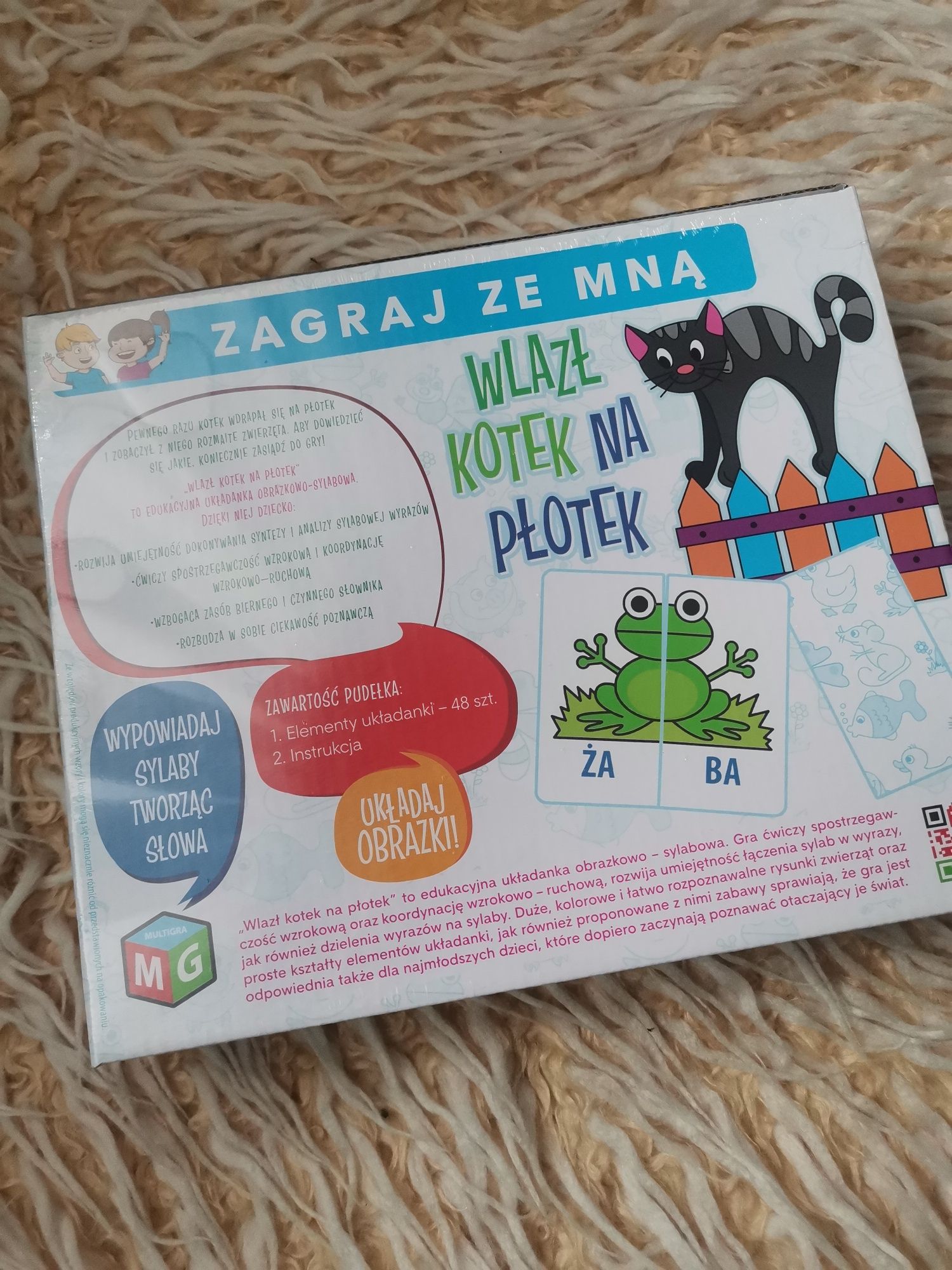Gra "wlazł kotek na płotek"