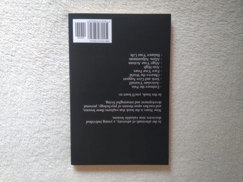 (NOVO, PORTES GRÁTIS) Livro de auto-ajuda: Nine Notes