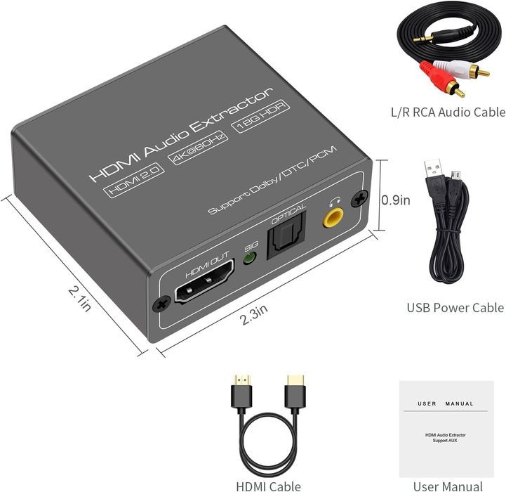 konwerter audio hdmi 2.0 vv
