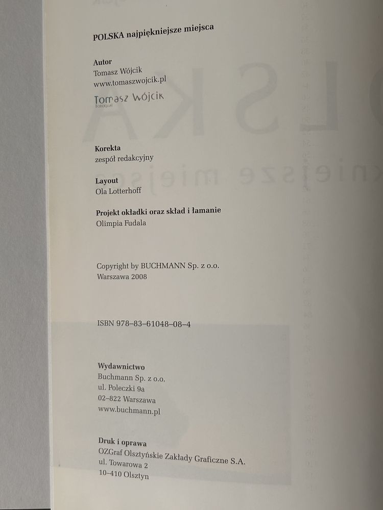 Polska. Najpiękniejsze miejsca. 2008 Tomasz Wójcik
