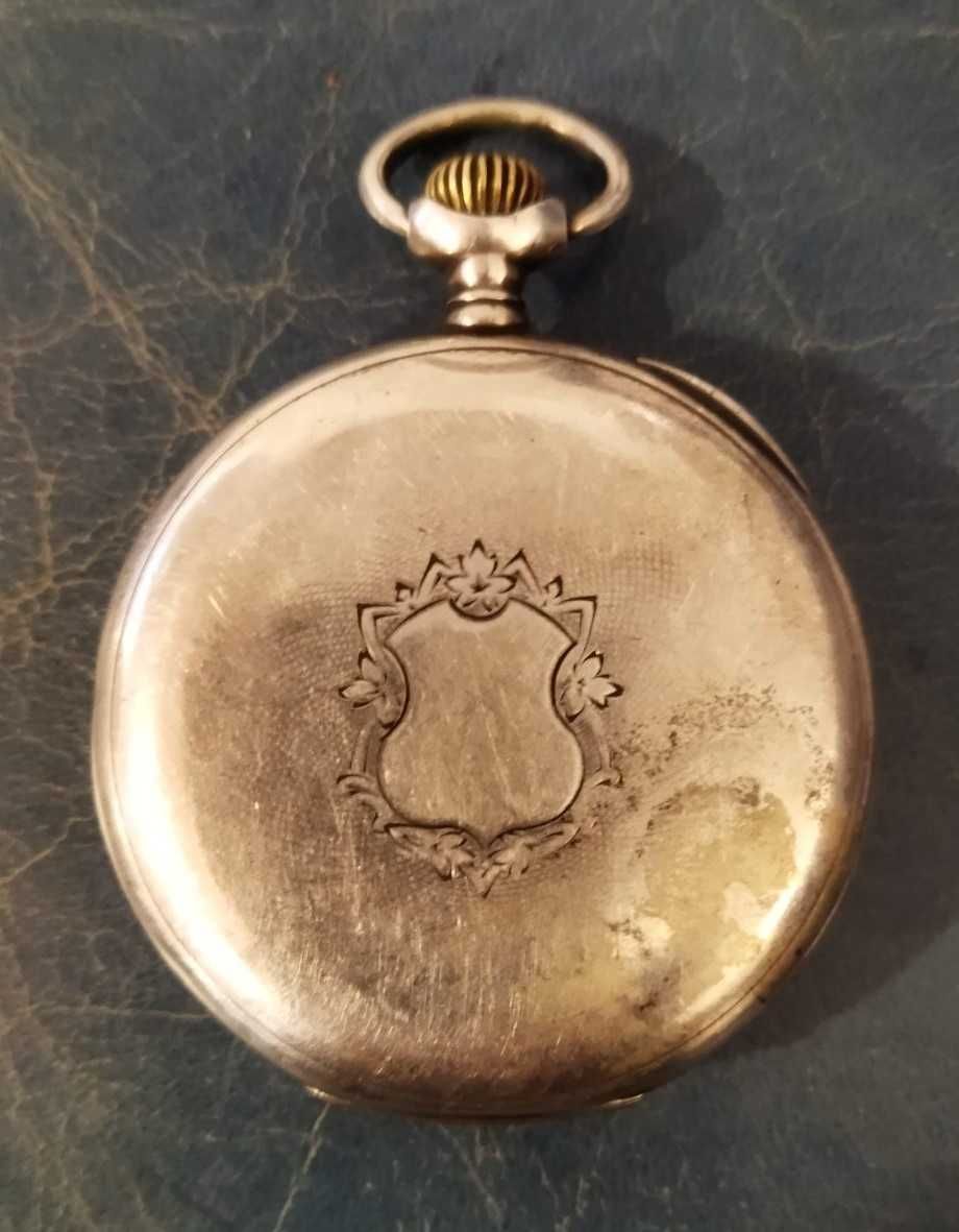 Relógio de bolso Zenith em prata