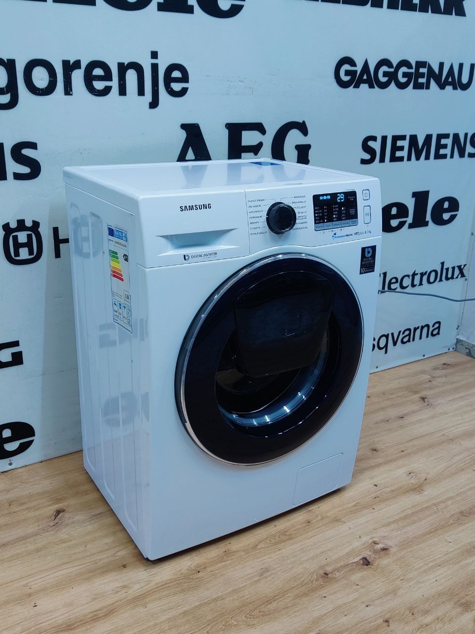 Эксклюзив! Вузька пральна машина Samsung™ VRTPlus 8.0kg з Німеччини.