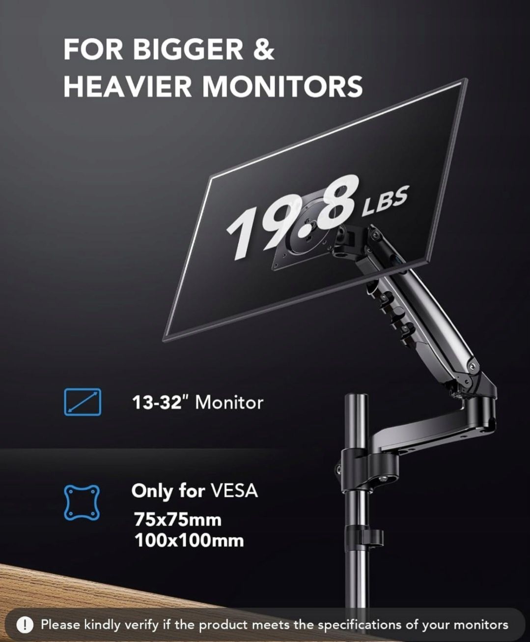 Huanuo HNSS8 Uchwyt stojak na monitor  13-32"