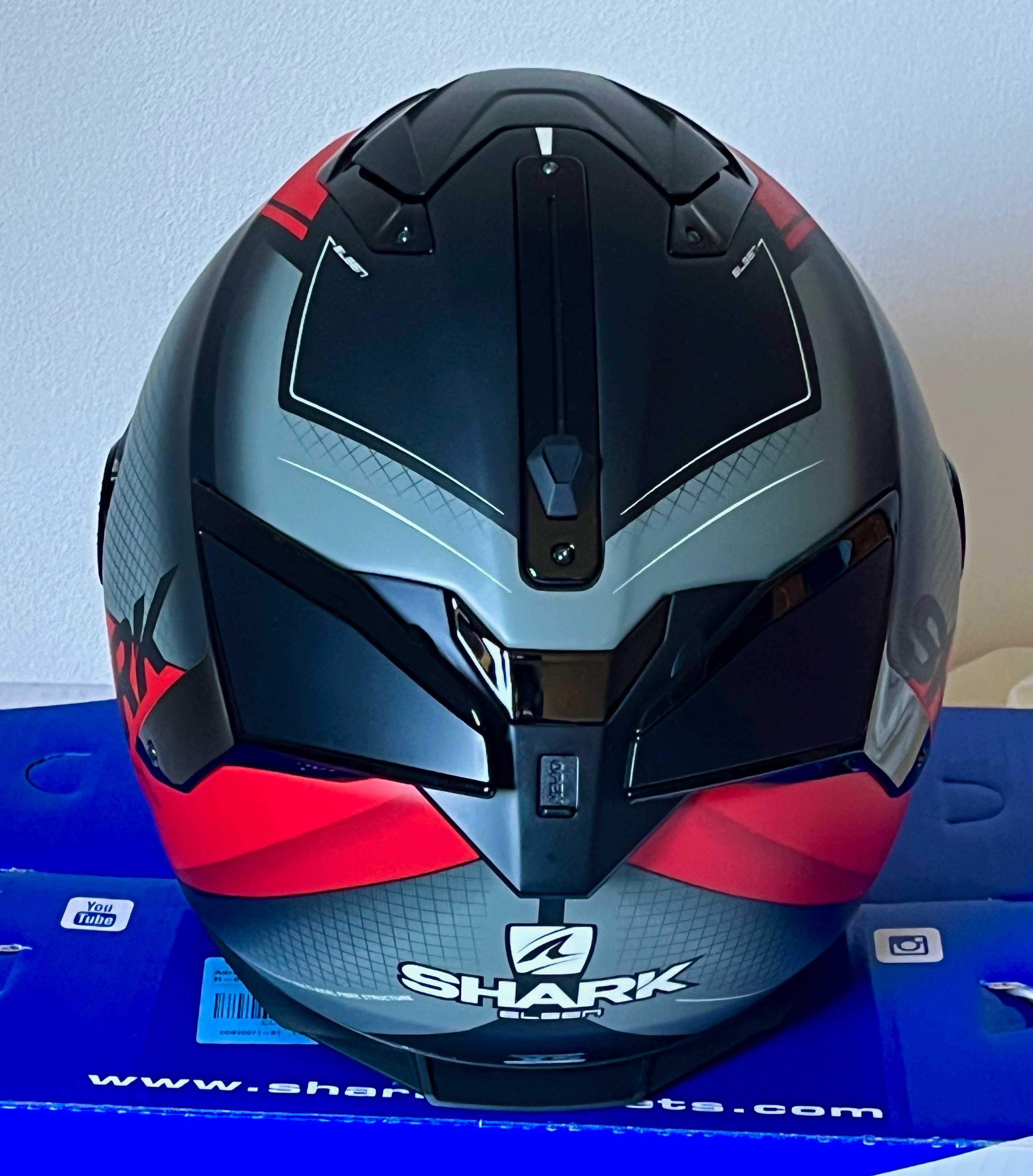 Capacete NOVO Shark Spartan GT Elgen Matt (50% DESCONTO) Tamanho XS
