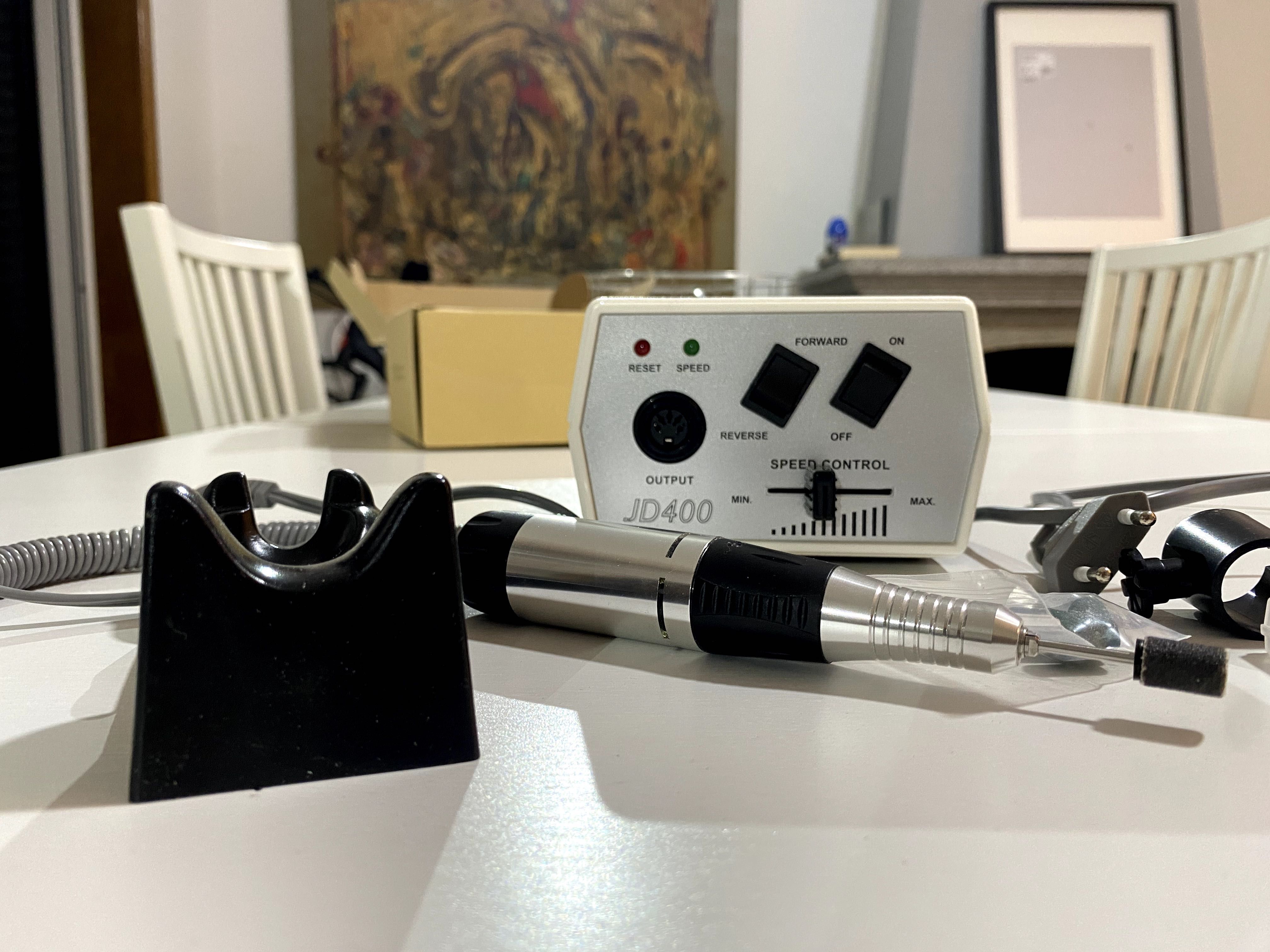 JSDA JD400 - Torno de Unhas Profissional (Usado 1 Vez!)