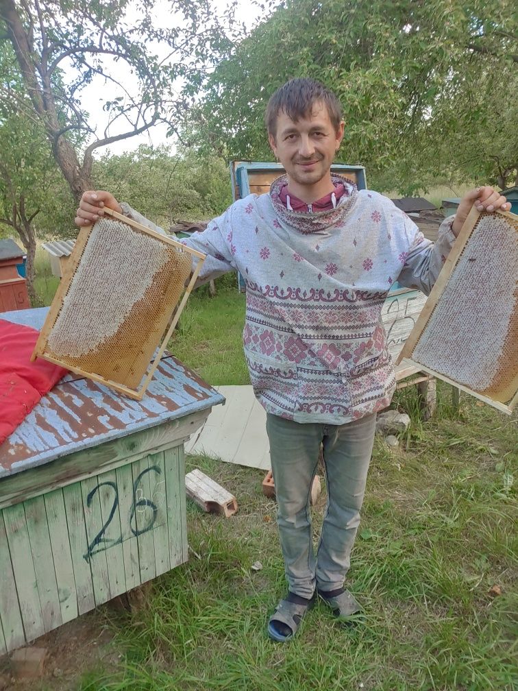 Мед натур продук із власної пасіки карпатський мед