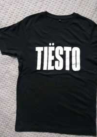 T-shirt z napisem TIESTO, nowy, 2 szt.
