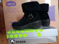 Полусапоги Crocs Cobbler Ankle Boot (Чёрные, W9 или 39-40)