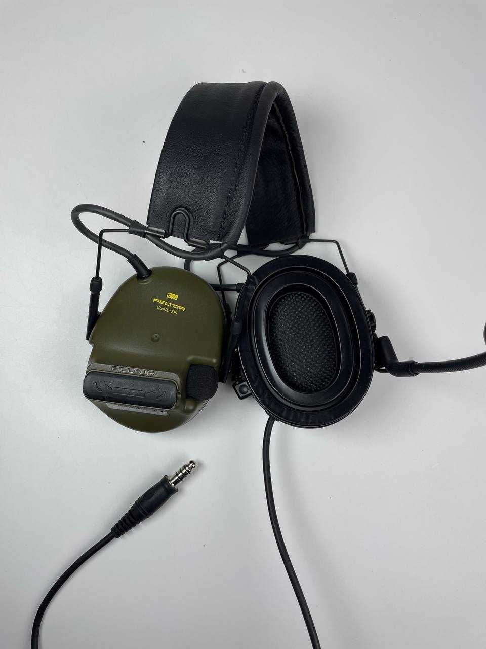Активні навушники 3M Peltor XPI  підключення до рації military olive