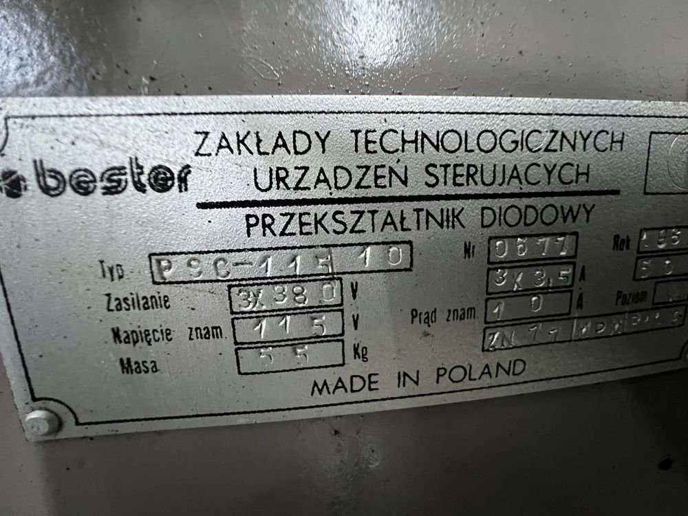 Przeksztaltnik diodowy bester PSC-115/10