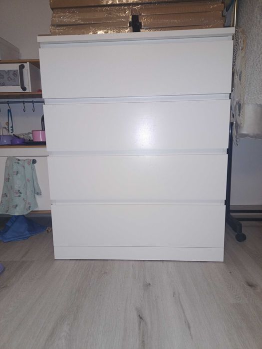 Dwie komody białe Ikea malm