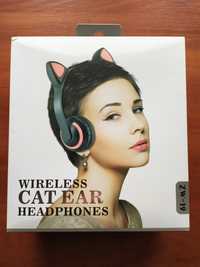 Беспроводные наушники Wireless Cat Ear Headphones Bluetooth