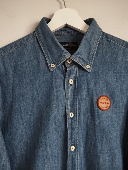 Męska koszula jeansowa r. S/M Ernst Alexis 39/40