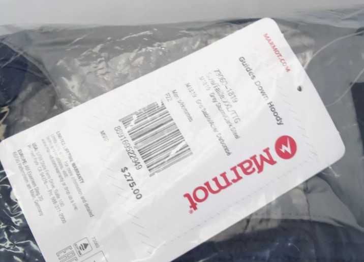 Чоловічий пуховик Мармот Marmot! guides down hoody jacket оригінал XXL