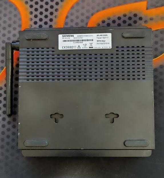 Роутер Siemens Gigaset SE587 WLAN dsl