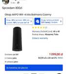 Okap NADWYSPOWY akpo 600 zł