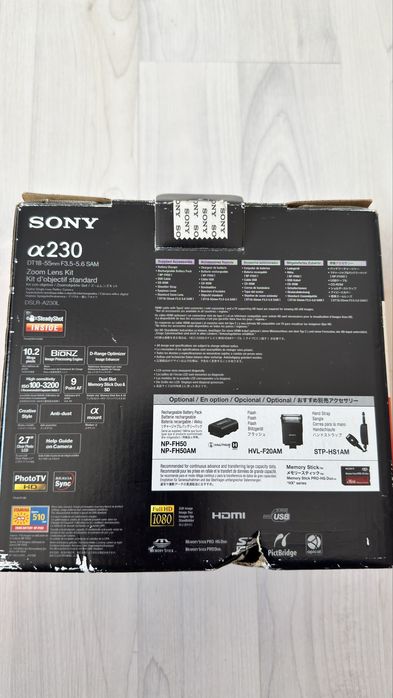 Sony Alpha 230 – Câmara DSLR Usada em Bom Estado