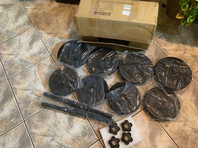 NOWY komplet hantli 2x10kg habtle hantelki silownia do ćwiczen fitness