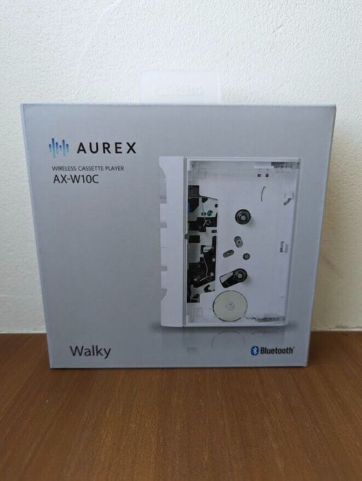 Касетний плеєр прозорий TOSHIBA: AUREX AX-W10C (2024 рік випуска)