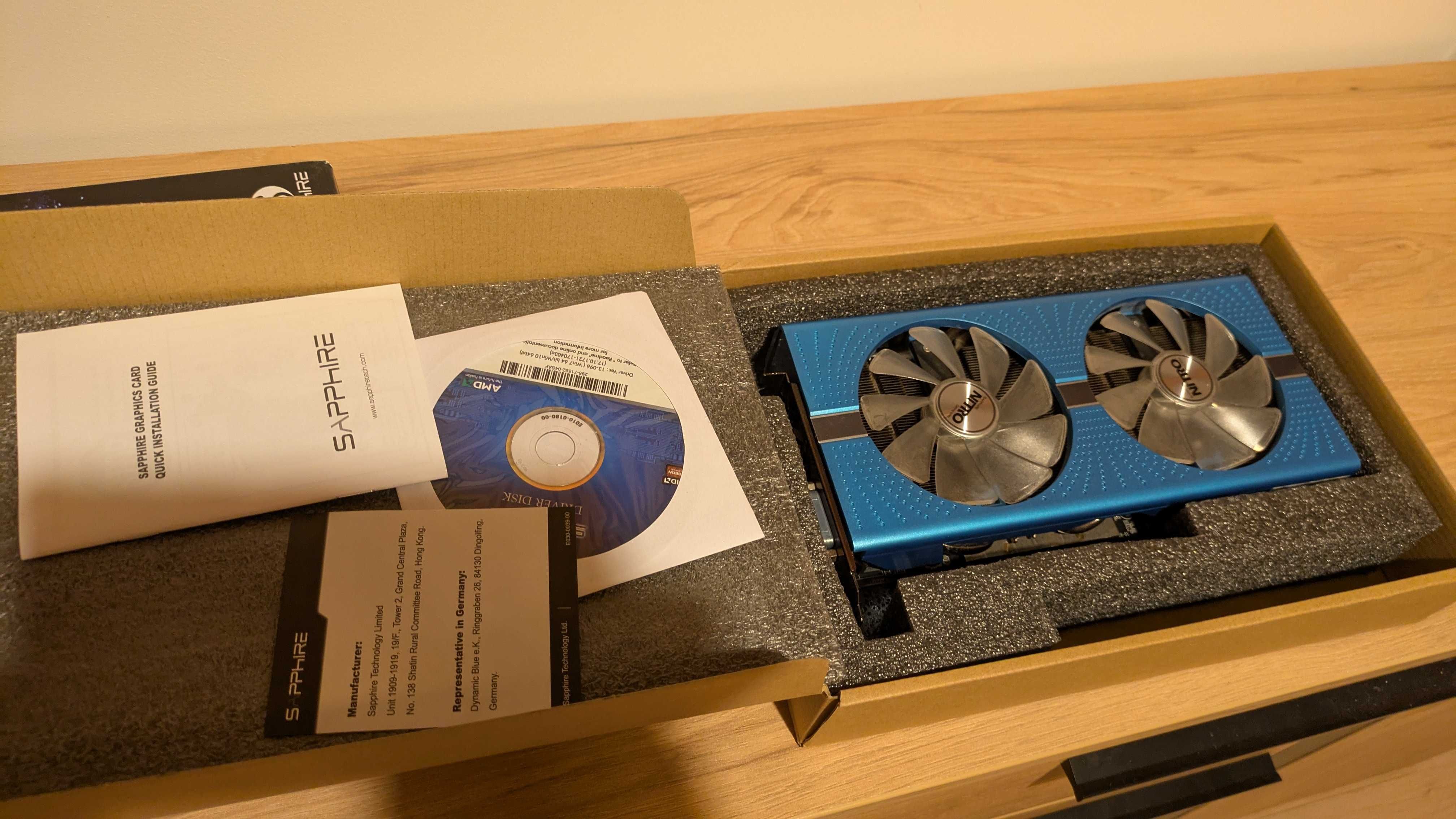 Sapphire Radeon rx580 nitro+ 8gb