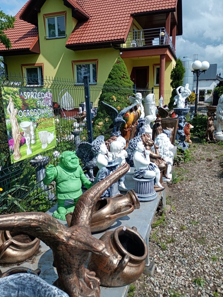 Figurki Betonowe z Białego Cementu
