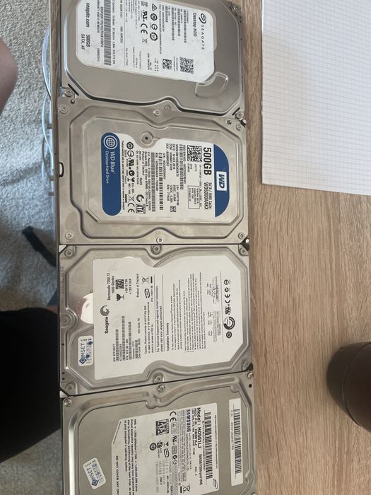 4 dyski hdd 25 zł sztuka