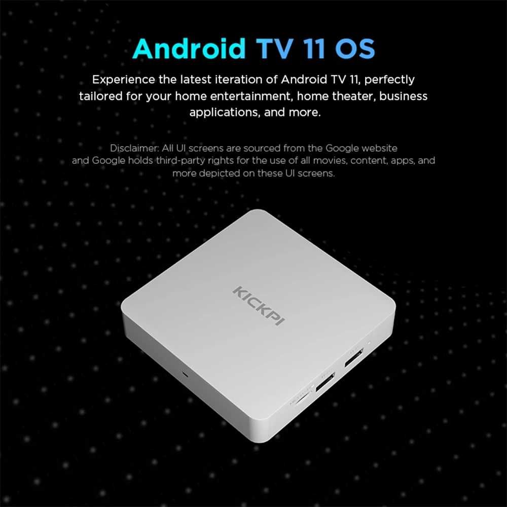 KICKPI KP1 сертифицированный TV Box S905Y4 2/32GB Android 11 приставка