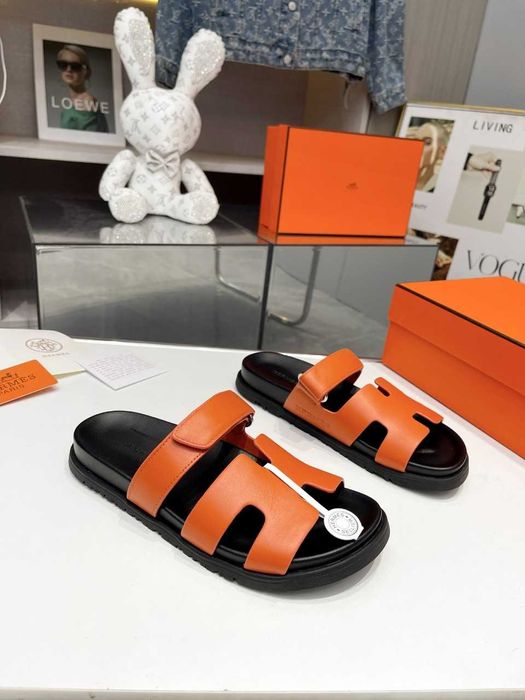 HERMES Chyre klasyczne buty z luksusowym wykończeniem buty