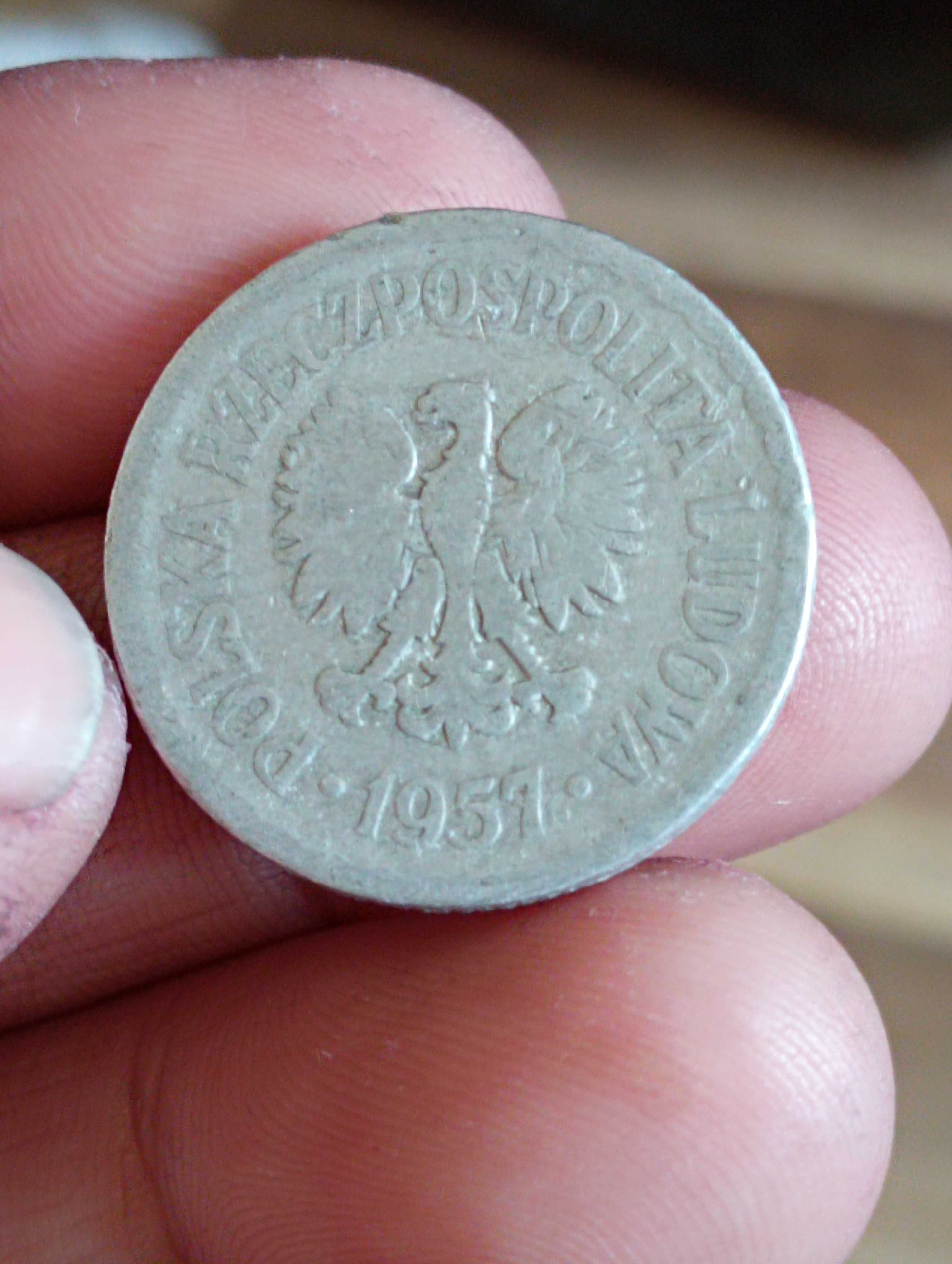 Sprzedam monete 1 zl 1957