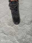 Buty damskie , trampki koturn , czarne wysokie