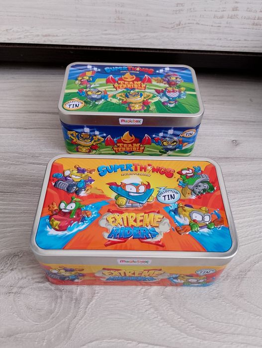 Zestaw 2 x puszka super things zings zestaw
