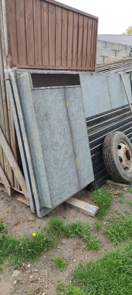Stare ogrodzenie + brama furtka przęsło przęsła garażowa Brama