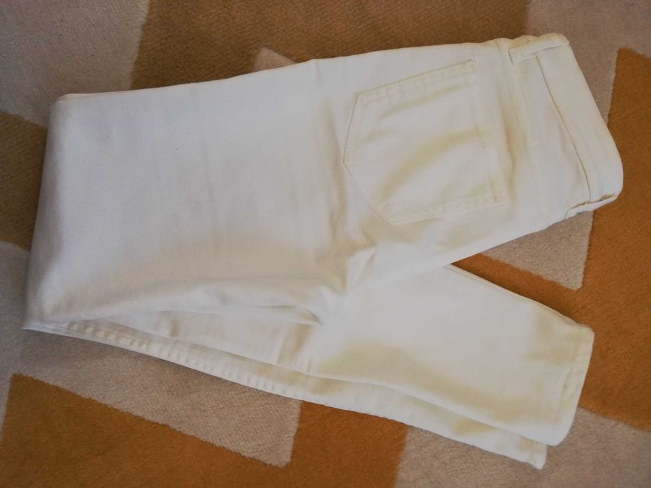 Nowe spodnie rurki h&m białe S/M